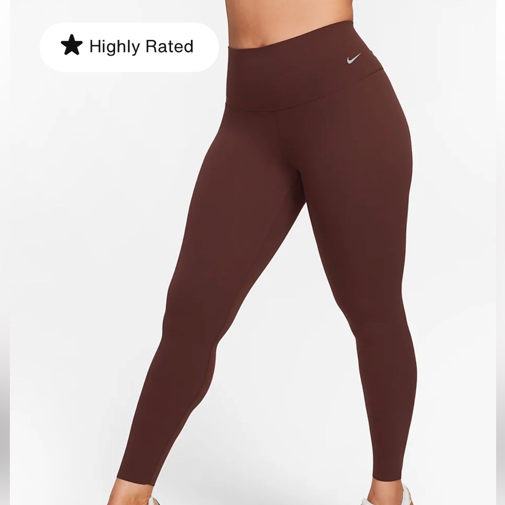 Maroon Nike Zenvy Leggings